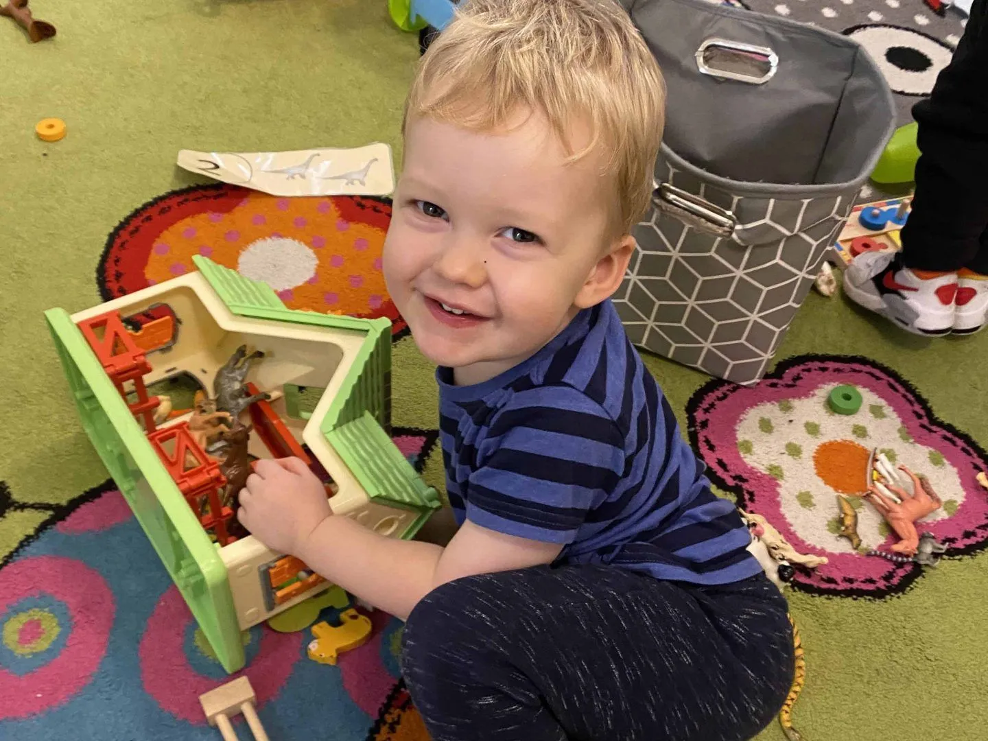 Children playing in the nursery rooms at Ready Steady Go Childcare Weston-super-Mare
